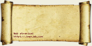 Tadej Backović vizit kartica